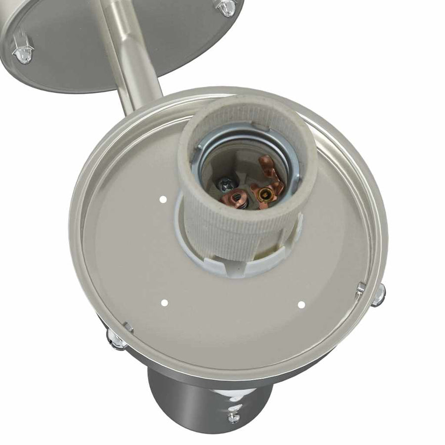 Buiten Wandlamp 2 pcs Zilver 28 x 25 x 38 cm