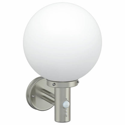 Buiten Wandlamp 2 pcs Zilver 28 x 25 x 38 cm