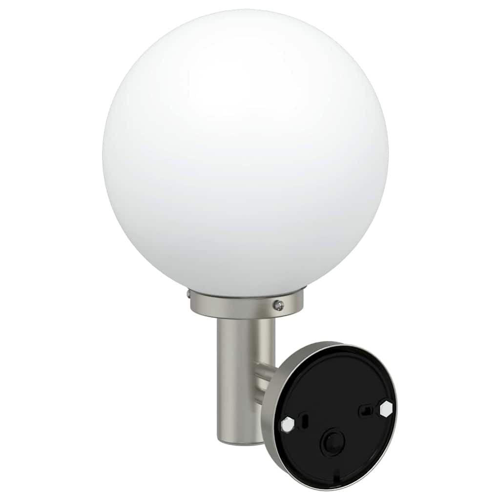Buiten Wandlamp 2 pcs Zilver 28 x 25 x 38 cm