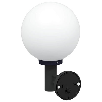 Buiten Wandlamp 2 pcs Zwart 28 x 25 x 38 cm