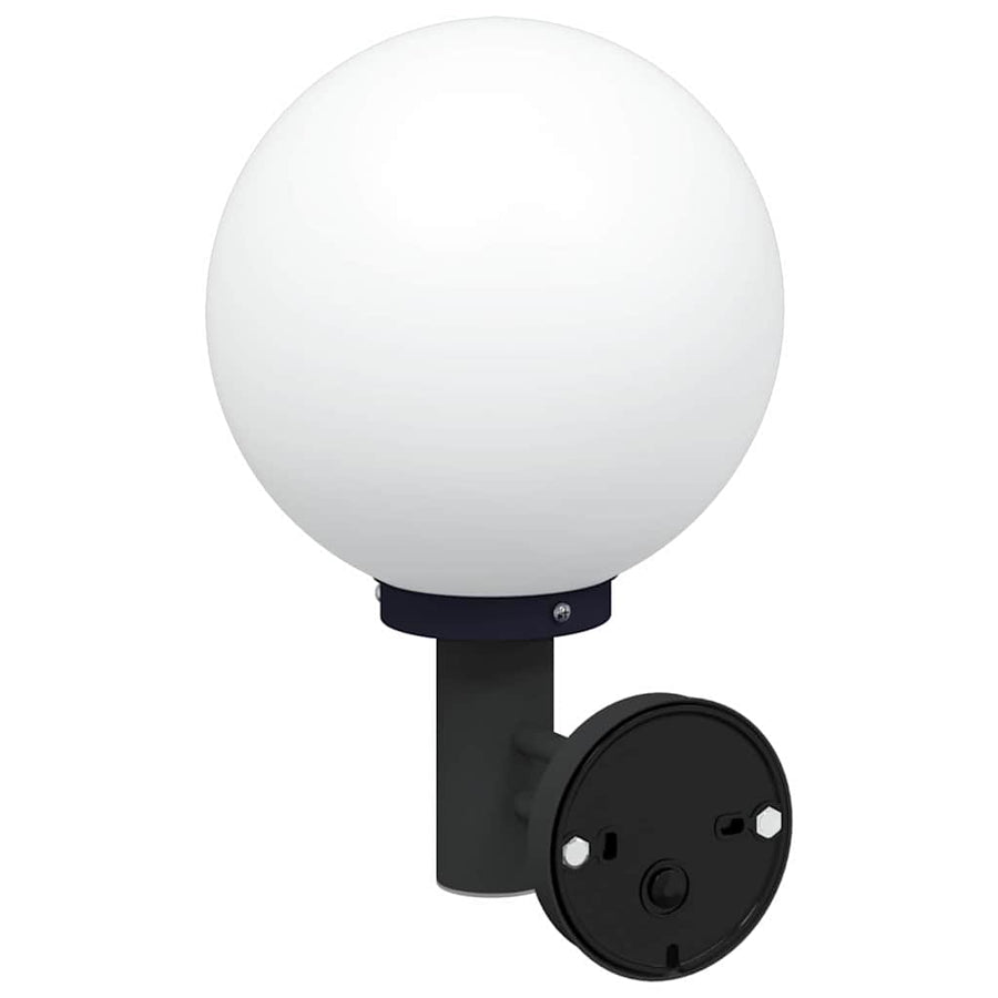 Buiten Wandlamp 2 pcs Zwart 28 x 25 x 38 cm
