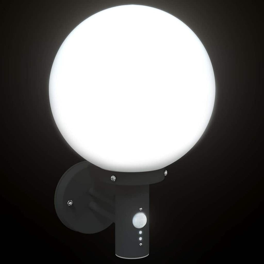 Buiten Wandlamp Zwart 28 x 25 x 38 cm