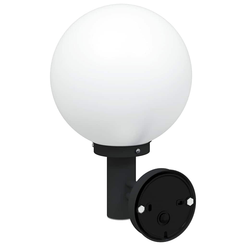 Buiten Wandlamp 2 pcs Zwart 28 x 25 x 38 cm