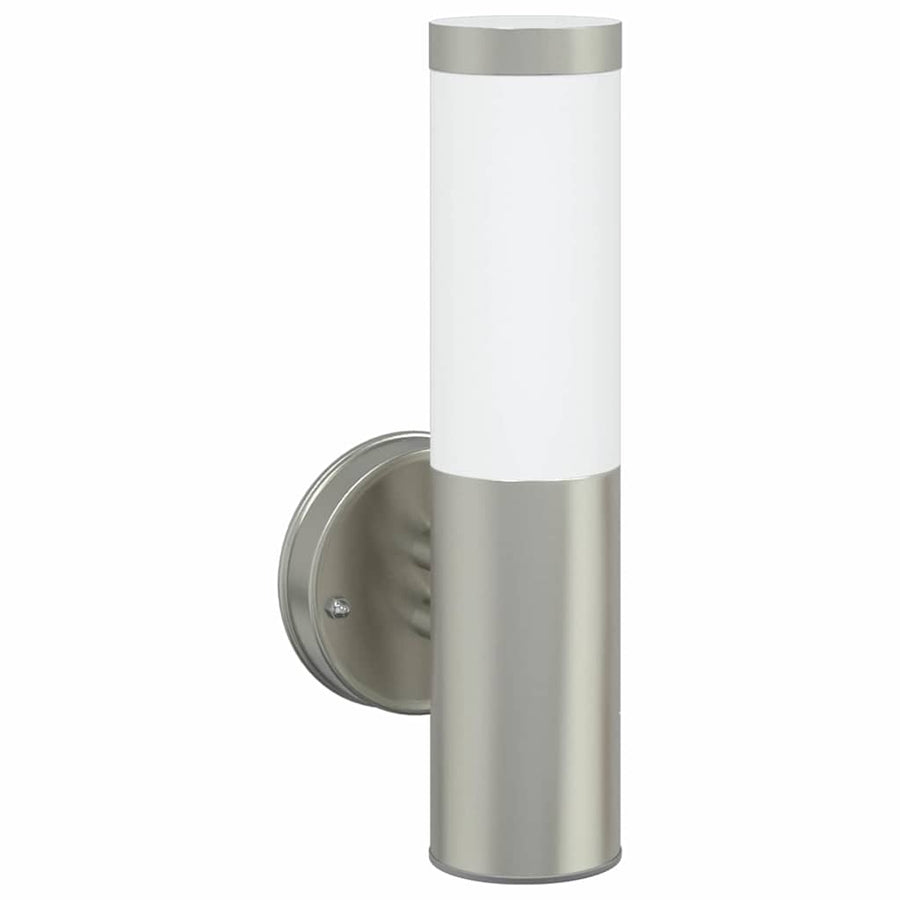 Buiten Wandlamp Zilver 15 x 7,5 x 33 cm