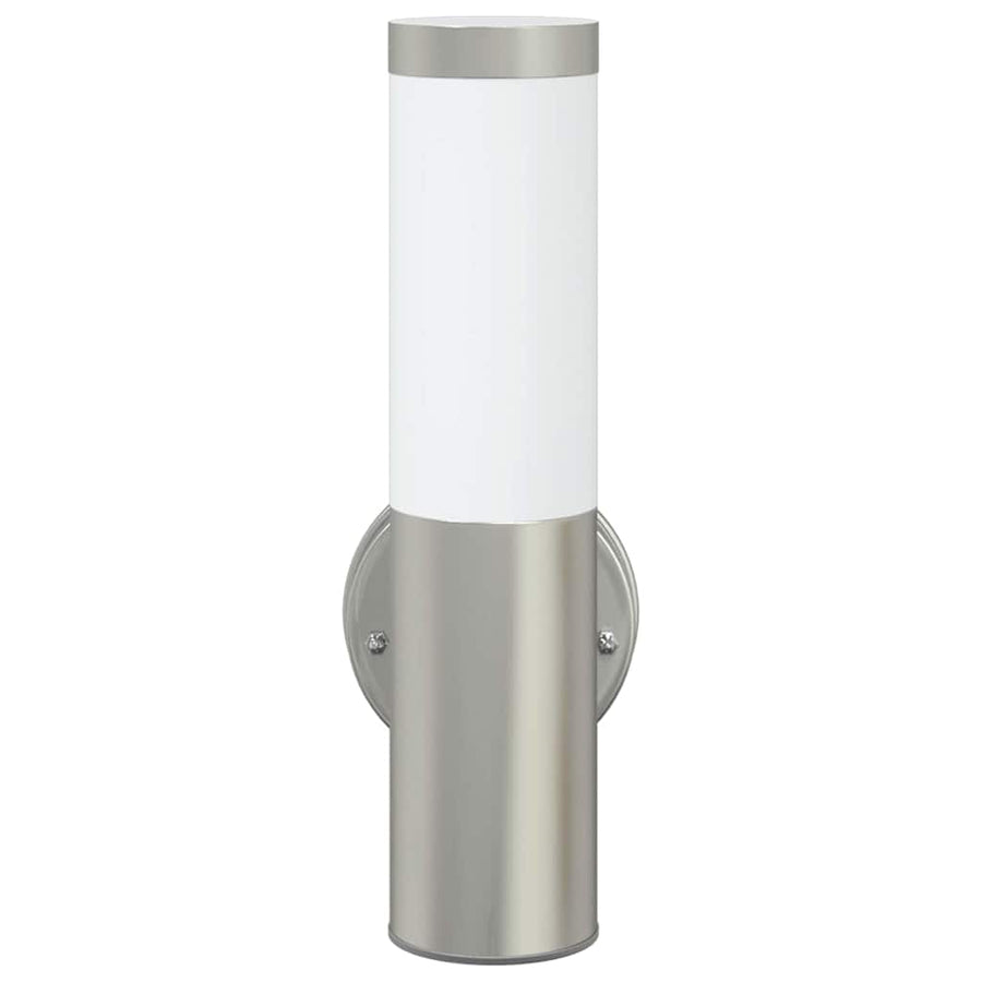 Buiten Wandlamp Zilver 15 x 7,5 x 33 cm