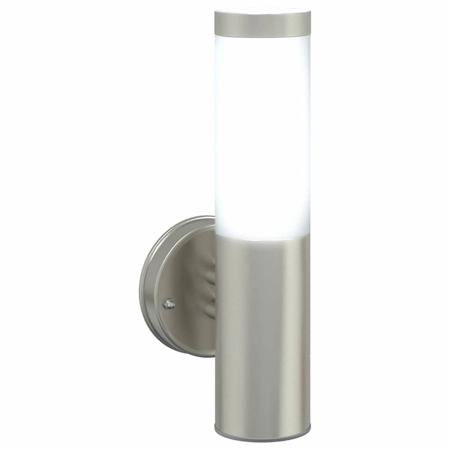 Buiten Wandlamp Zilver 15 x 7,5 x 33 cm