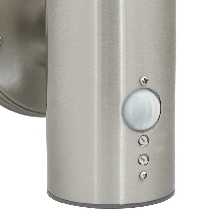Buiten Wandlamp 2 pcs Zilver 15 x 7,5 x 33 cm
