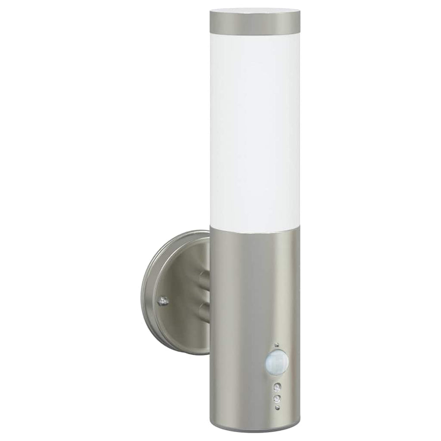 Buiten Wandlamp 2 pcs Zilver 15 x 7,5 x 33 cm