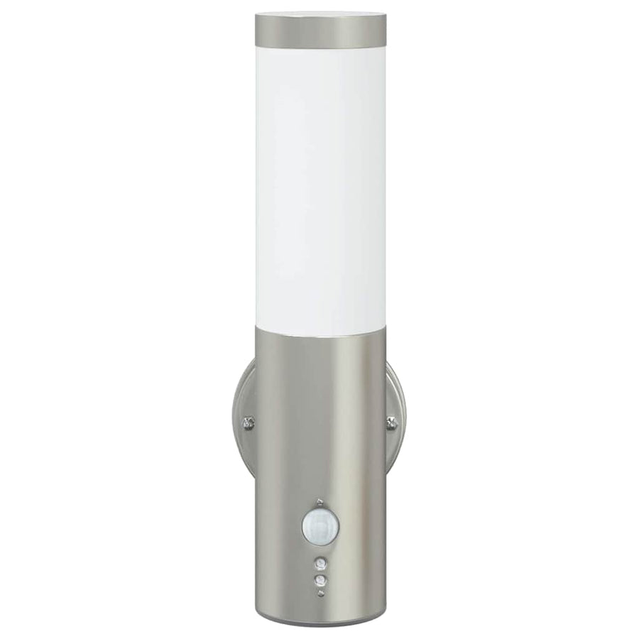 Buiten Wandlamp 2 pcs Zilver 15 x 7,5 x 33 cm