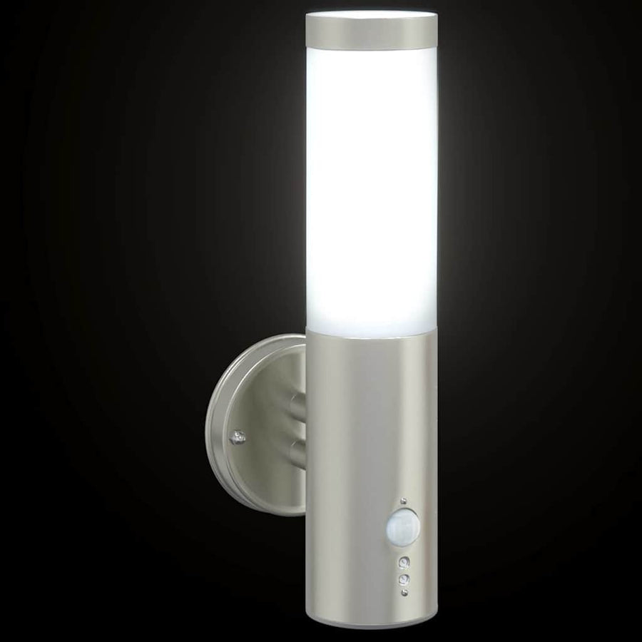 Buiten Wandlamp 2 pcs Zilver 15 x 7,5 x 33 cm