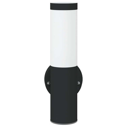 Buiten Wandlamp Zwart 15 x 7,5 x 33 cm