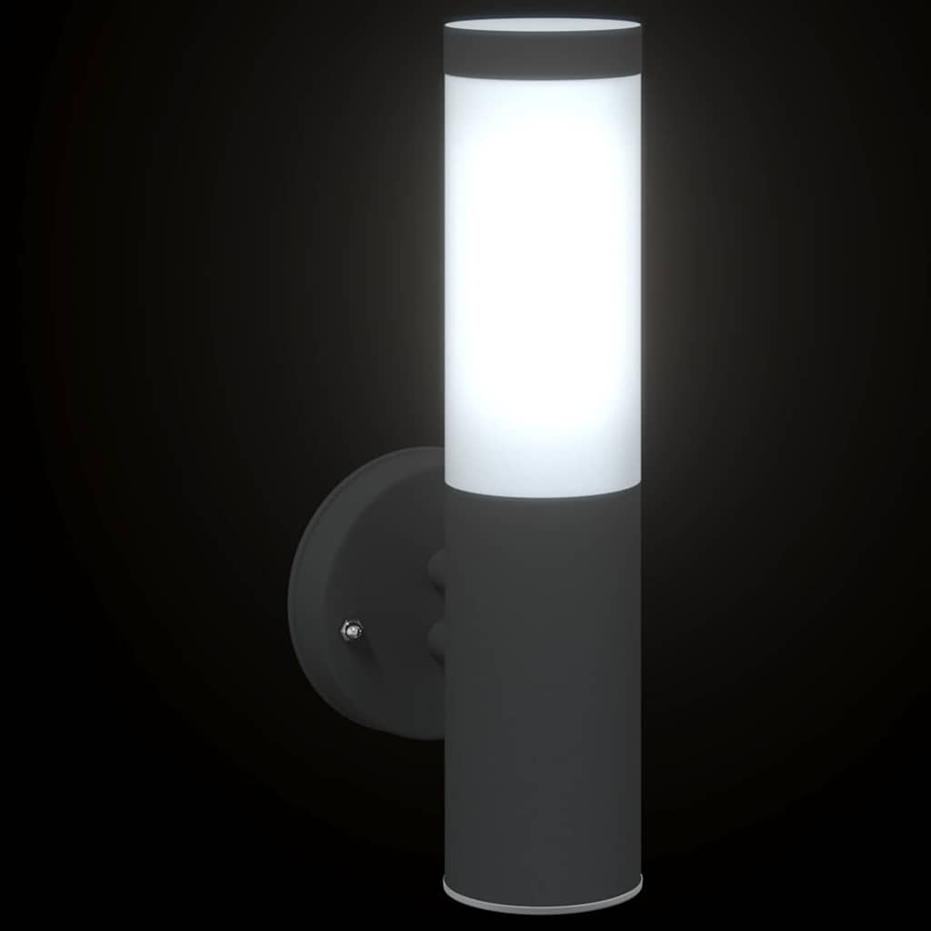 Buiten Wandlamp Zwart 15 x 7,5 x 33 cm