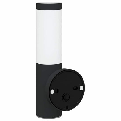 Buiten Wandlamp 2 pcs Zwart 15 x 7,5 x 33 cm
