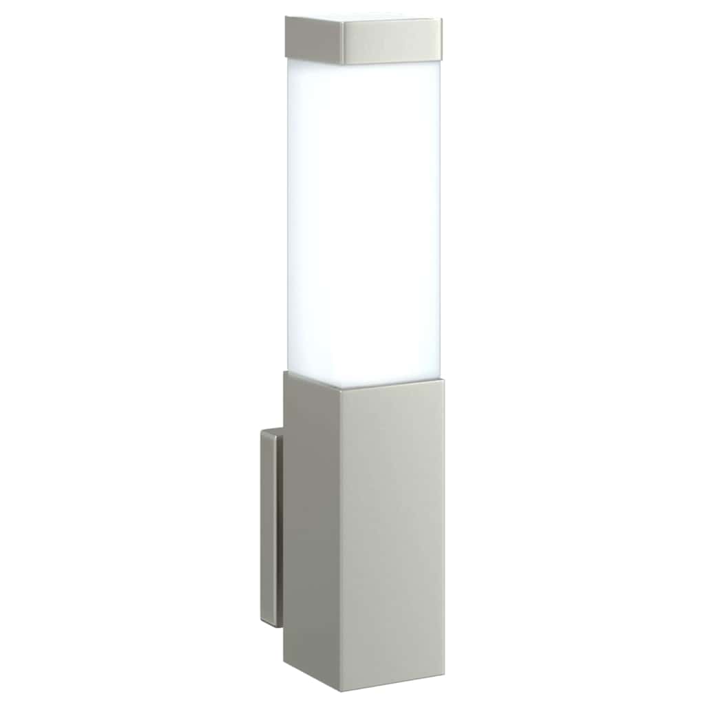 Buiten Wandlamp Zilver 10.5 x 6 x 33 cm