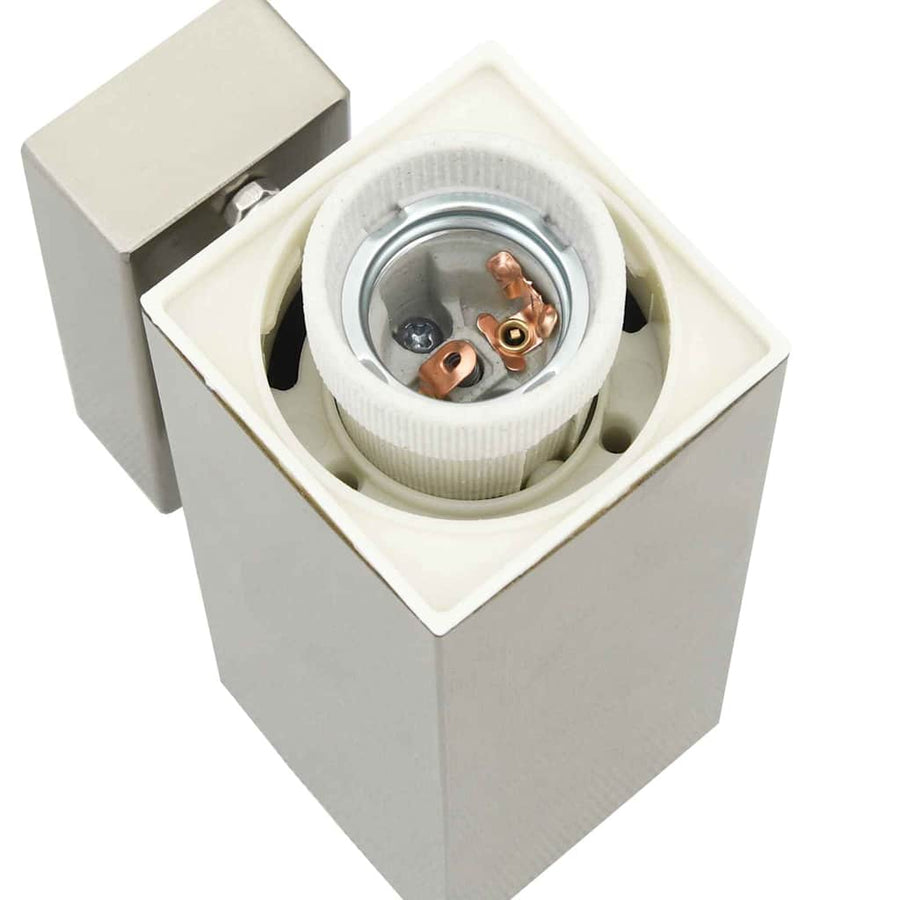 Buiten Wandlamp 2 pcs Zilver 10.5 x 6 x 33 cm