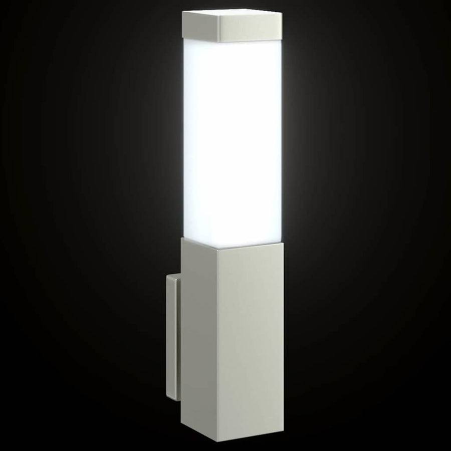 Buiten Wandlamp 2 pcs Zilver 10.5 x 6 x 33 cm