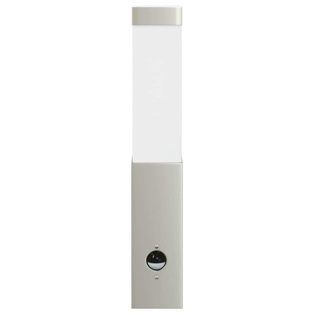 Buiten Wandlamp Zilver 10.5 x 6 x 33 cm