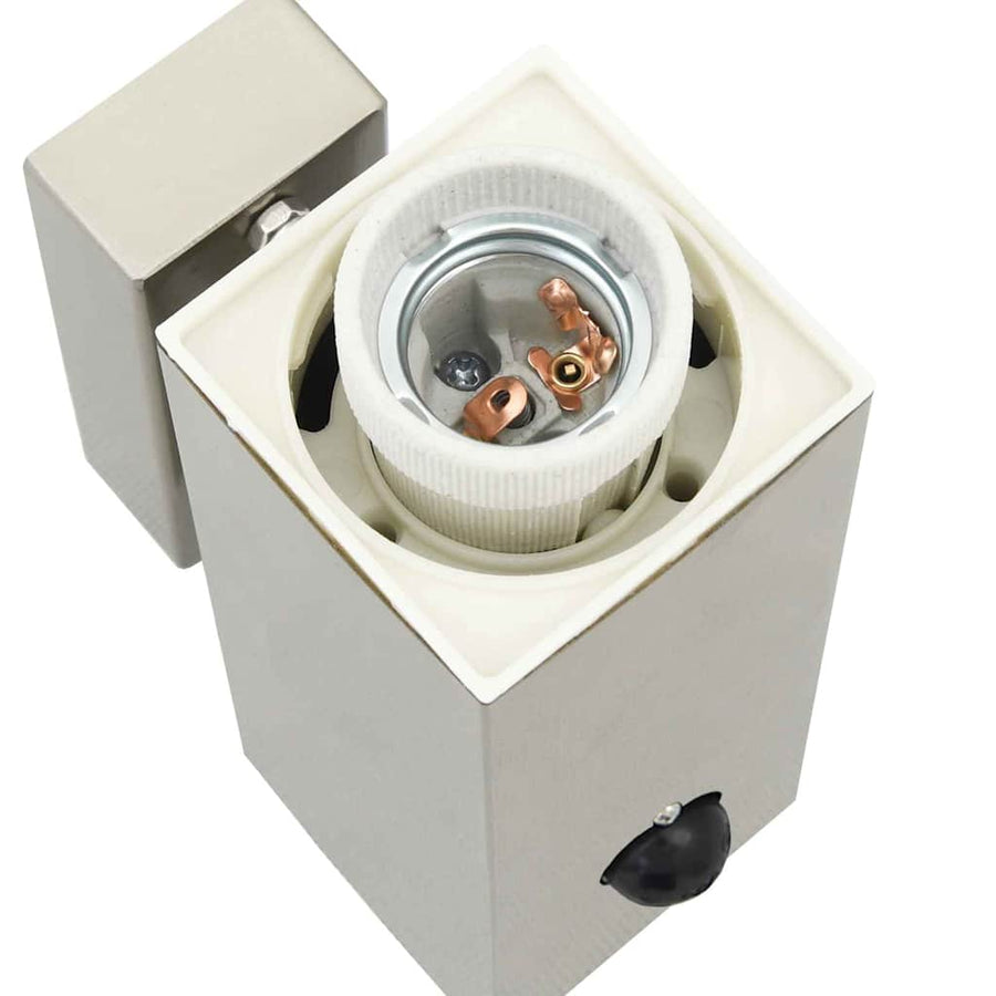 Buiten Wandlamp 2 pcs Zilver 10.5 x 6 x 33 cm