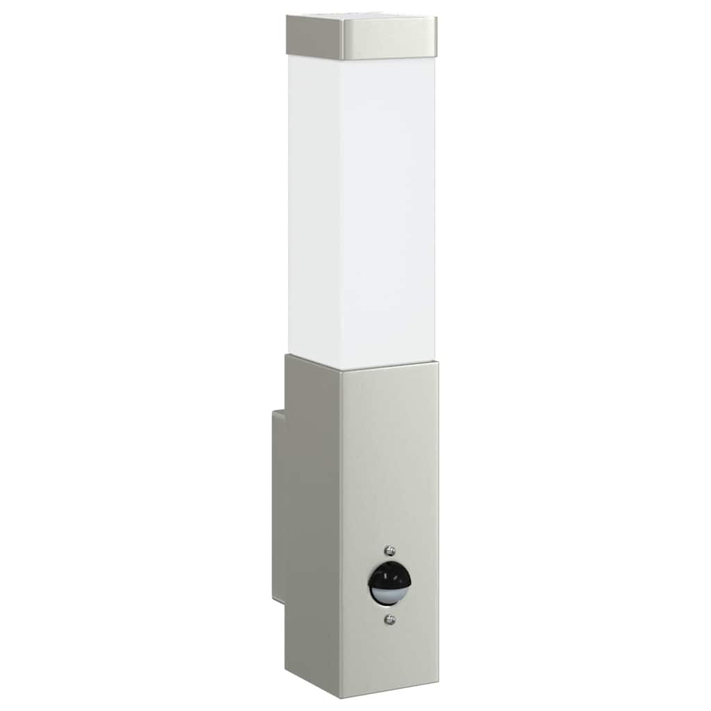 Buiten Wandlamp 2 pcs Zilver 10.5 x 6 x 33 cm