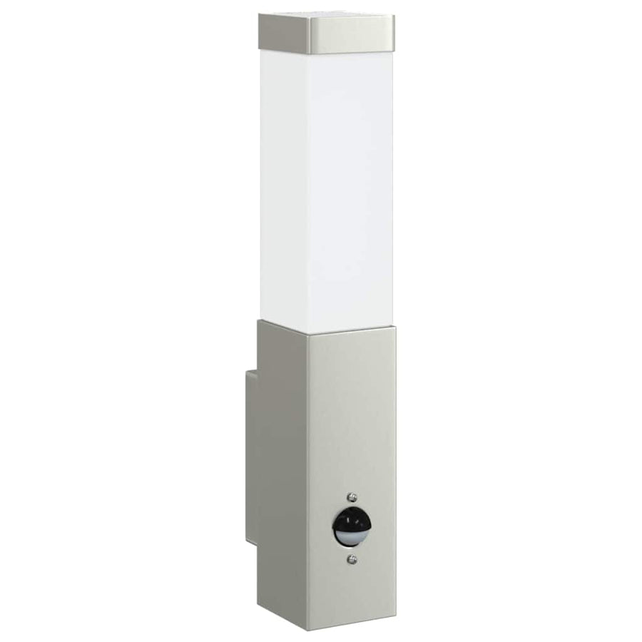 Buiten Wandlamp 2 pcs Zilver 10.5 x 6 x 33 cm