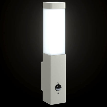 Buiten Wandlamp 2 pcs Zilver 10.5 x 6 x 33 cm