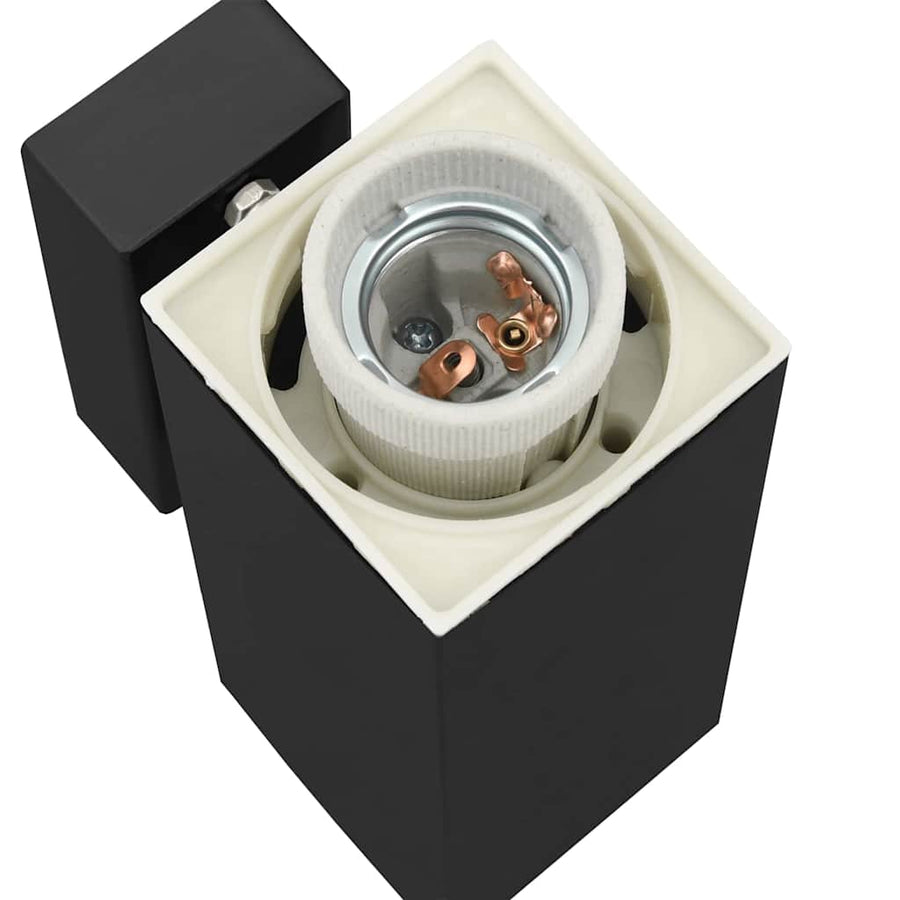 Buiten Wandlamp Zwart 10.5 x 6 x 33 cm