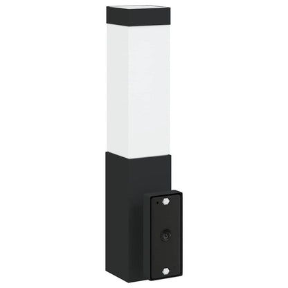 Buiten Wandlamp Zwart 10.5 x 6 x 33 cm