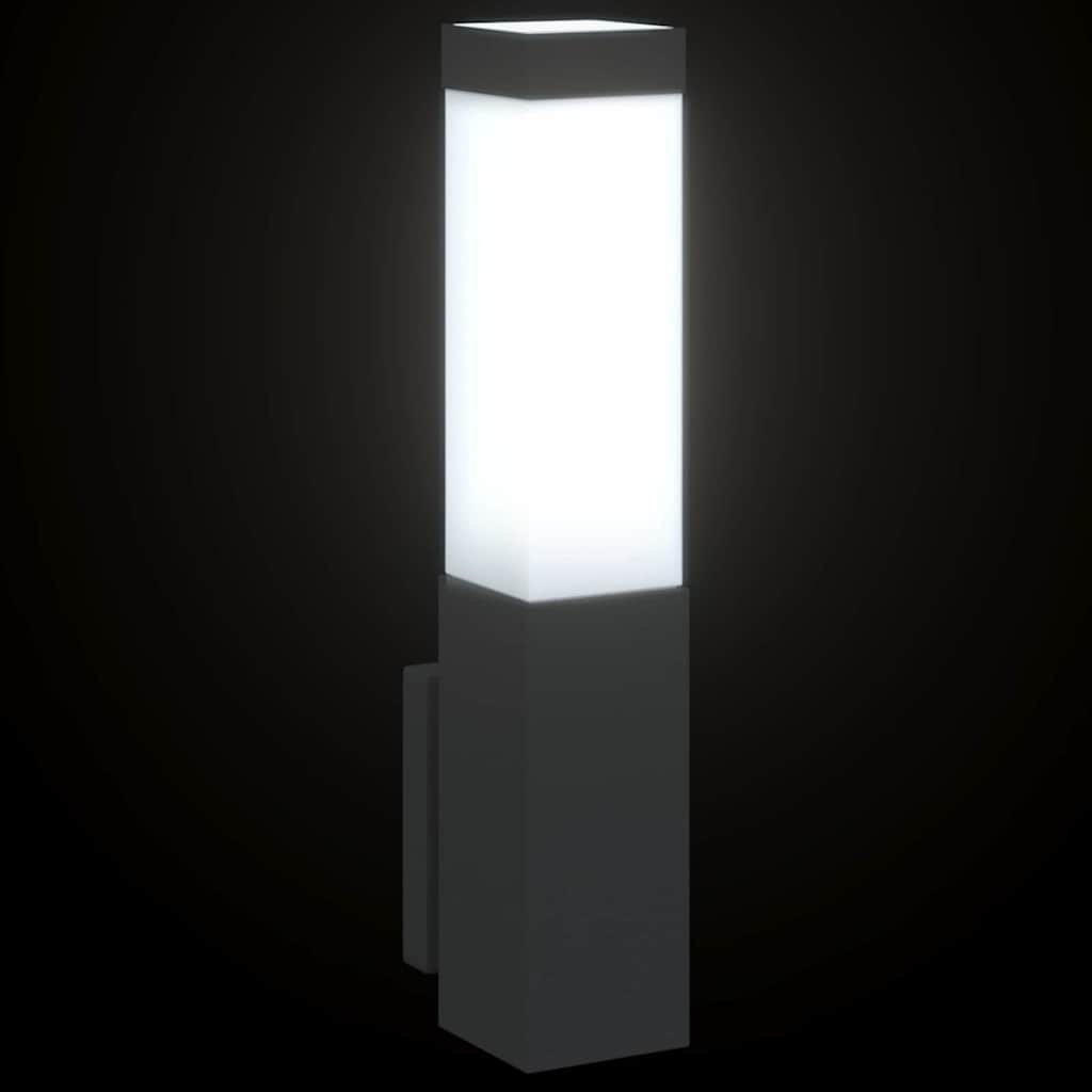 Buiten Wandlamp Zwart 10.5 x 6 x 33 cm