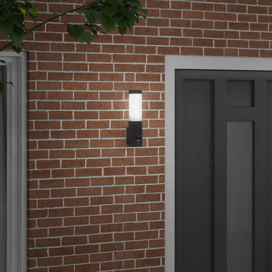 Buiten Wandlamp Zwart 10.5 x 6 x 33 cm