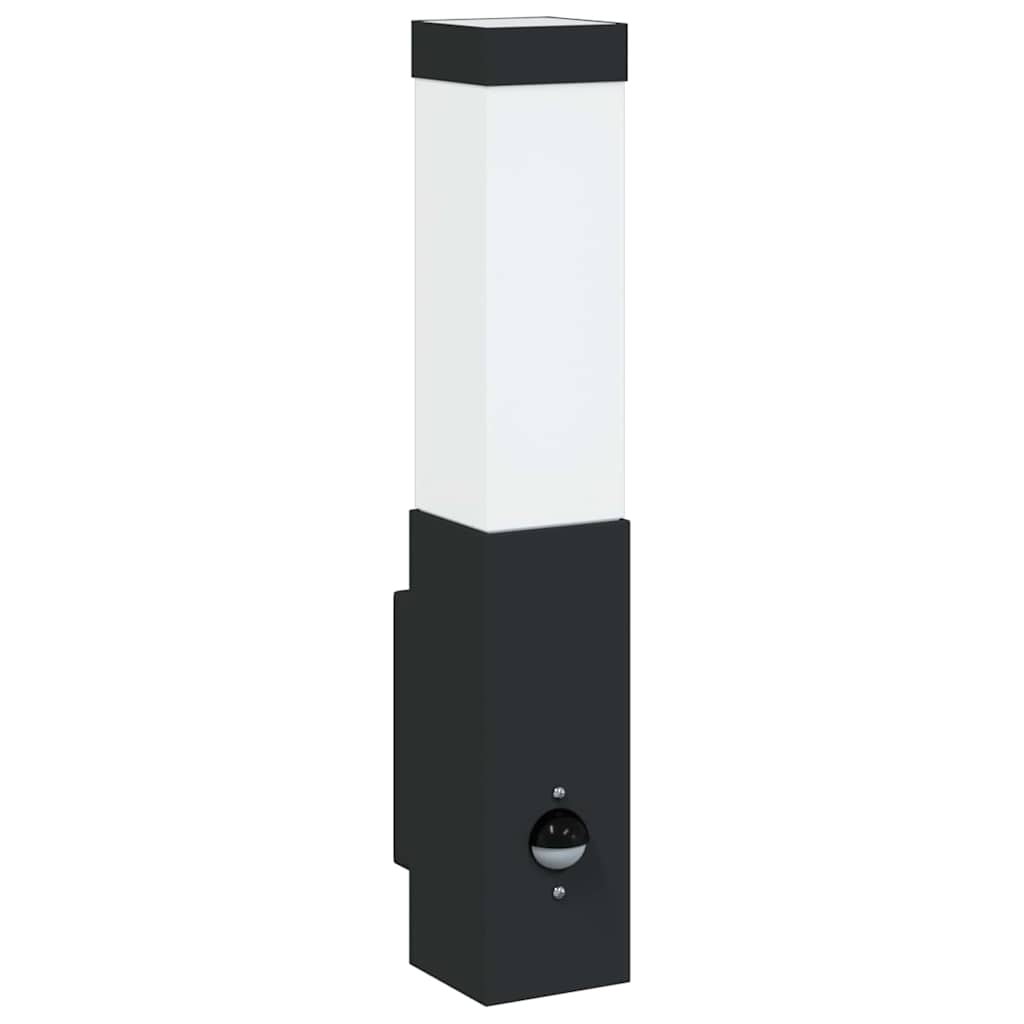Buiten Wandlamp 2 pcs Zwart 10.5 x 6 x 33 cm