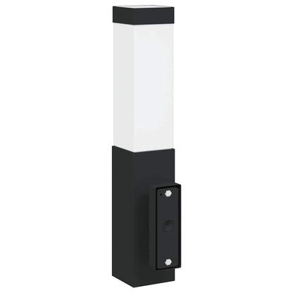 Buiten Wandlamp 2 pcs Zwart 10.5 x 6 x 33 cm