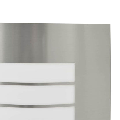 Buiten Wandlamp Zilver 23.5 x 9 x 26 cm