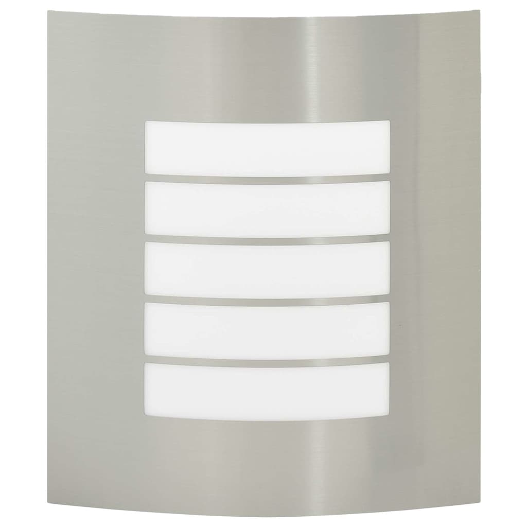 Buiten Wandlamp Zilver 23.5 x 9 x 26 cm