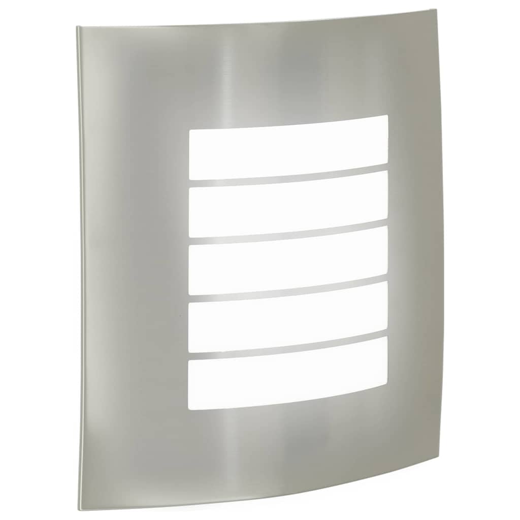 Buiten Wandlamp Zilver 23.5 x 9 x 26 cm