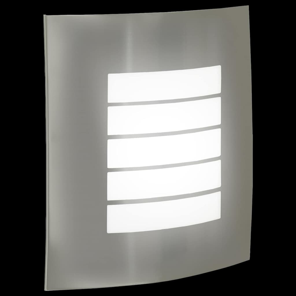 Buiten Wandlamp Zilver 23.5 x 9 x 26 cm