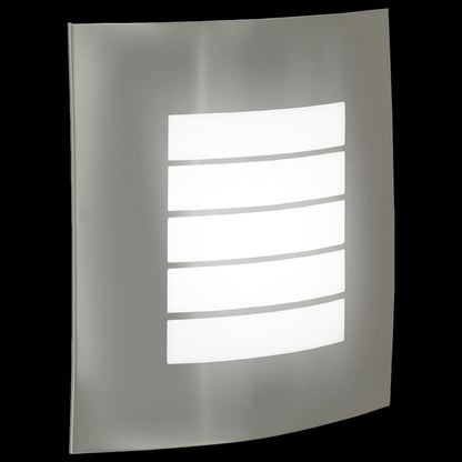 Buiten Wandlamp Zilver 23.5 x 9 x 26 cm