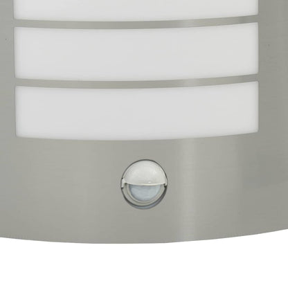 Buiten Wandlamp Zilver 23.5 x 9 x 26 cm