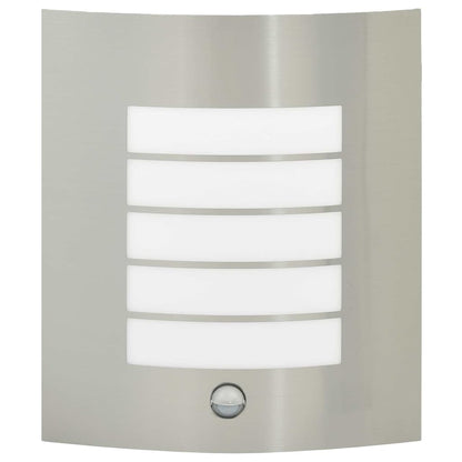 Buiten Wandlamp Zilver 23.5 x 9 x 26 cm