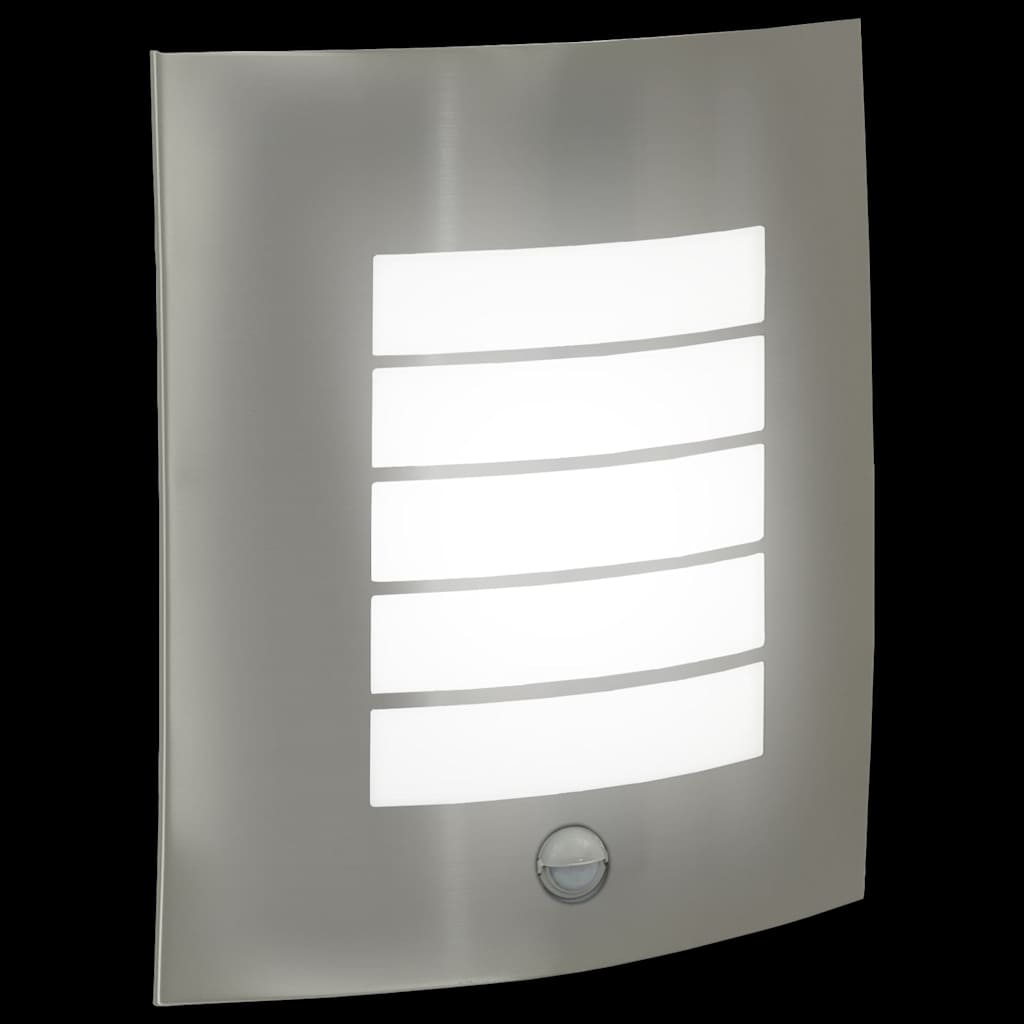 Buiten Wandlamp Zilver 23.5 x 9 x 26 cm