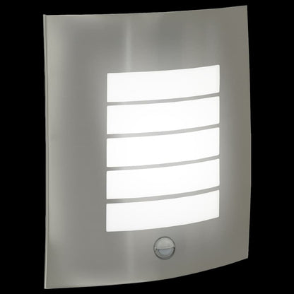 Buiten Wandlamp Zilver 23.5 x 9 x 26 cm