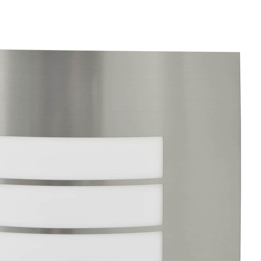 Buiten Wandlamp 2 pcs Zilver 23.5 x 9 x 26 cm