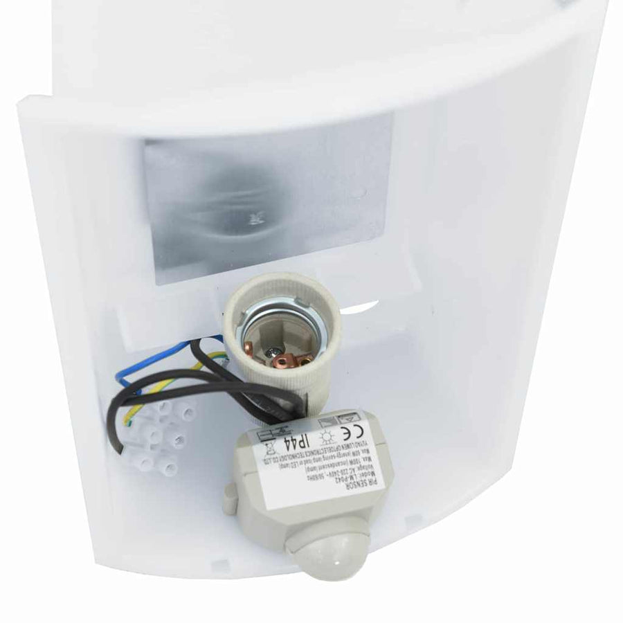 Buiten Wandlamp 2 pcs Zilver 23.5 x 9 x 26 cm