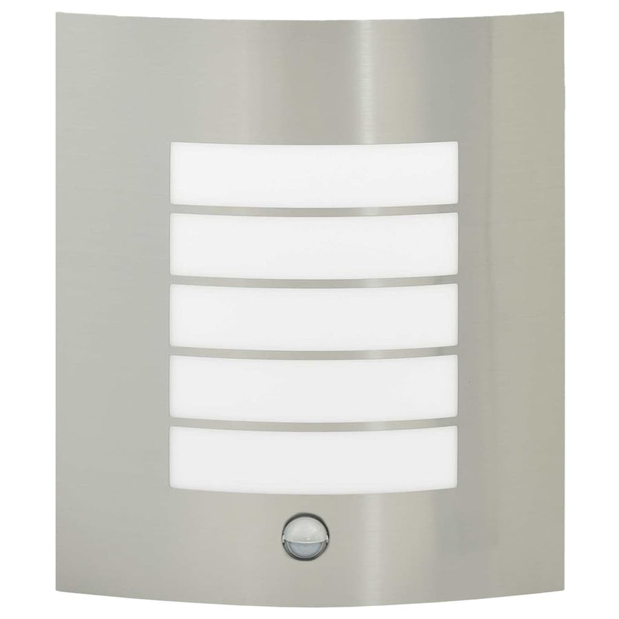Buiten Wandlamp 2 pcs Zilver 23.5 x 9 x 26 cm
