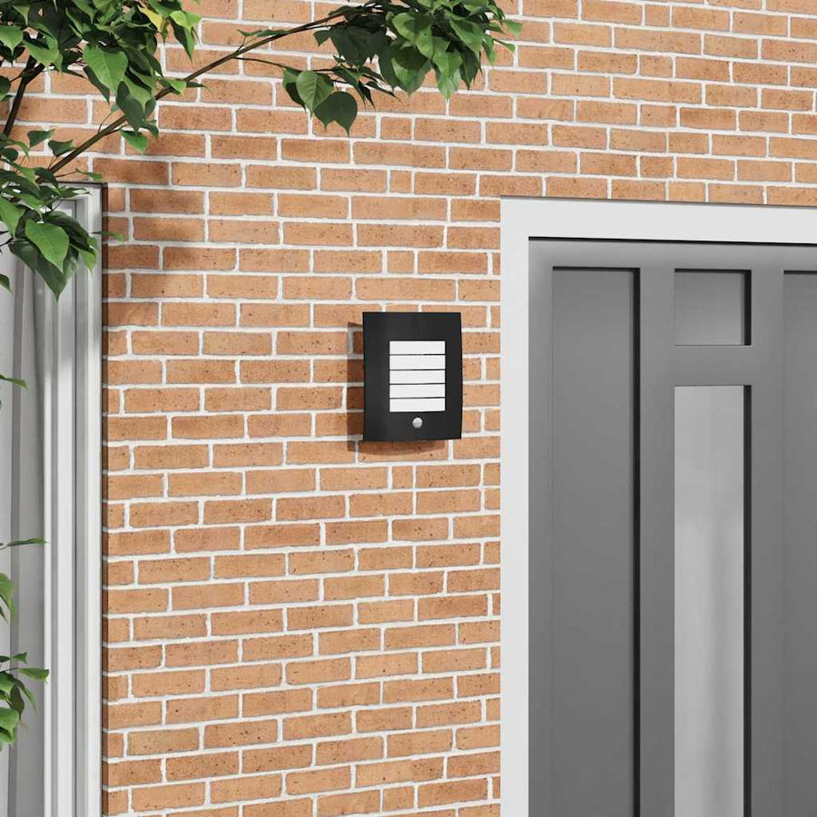 Buiten Wandlamp Zwart 23.5 x 9 x 26 cm