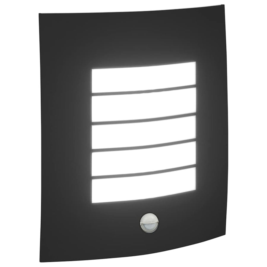 Buiten Wandlamp 2 pcs Zwart 23.5 x 9 x 26 cm