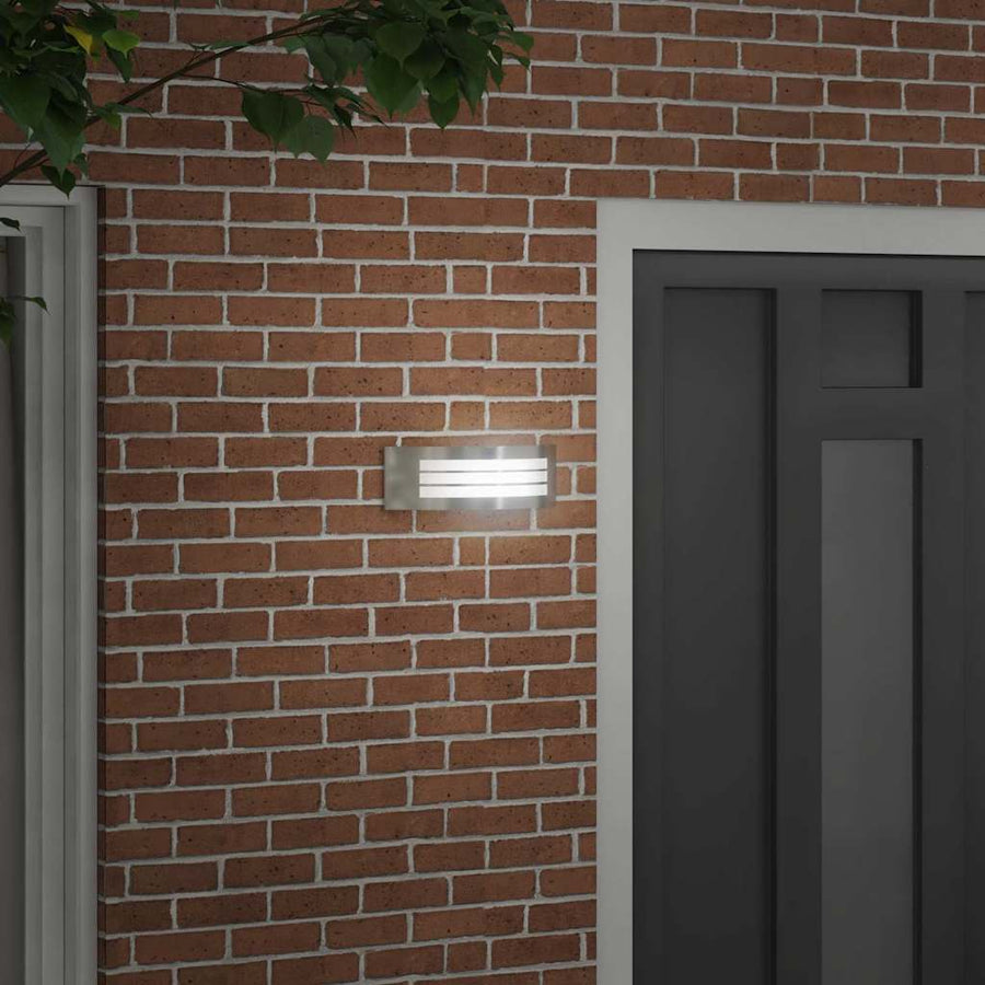 Buiten Wandlamp Zilver 32 x 10 x 10 cm