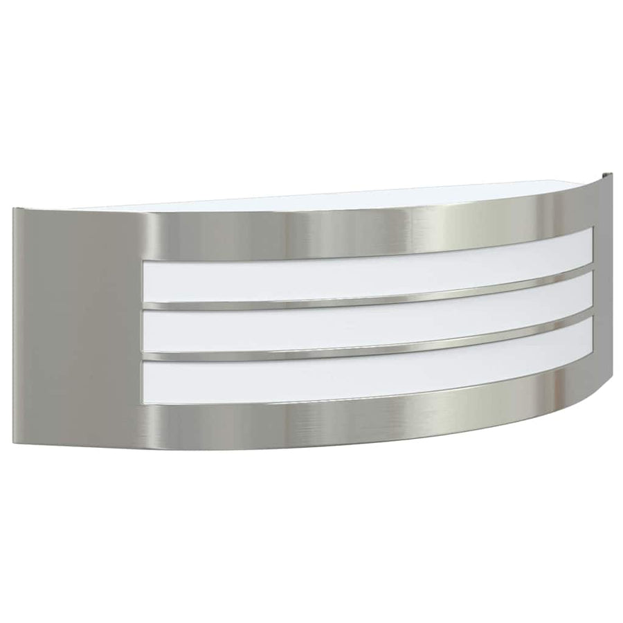 Buiten Wandlamp 2 pcs Zilver 32 x 10 x 10 cm