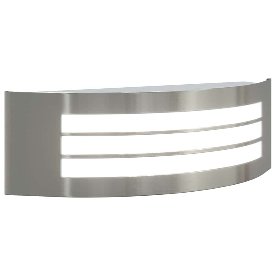 Buiten Wandlamp 2 pcs Zilver 32 x 10 x 10 cm