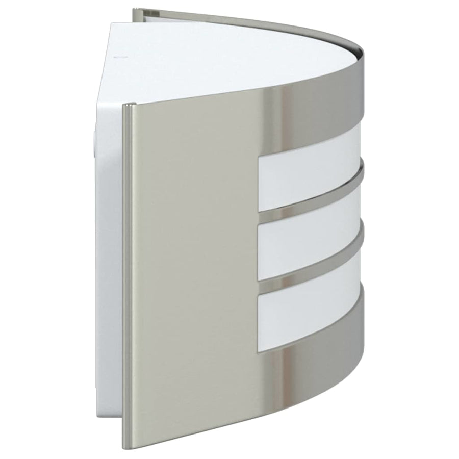 Buiten Wandlamp 2 pcs Zilver 32 x 10 x 10 cm