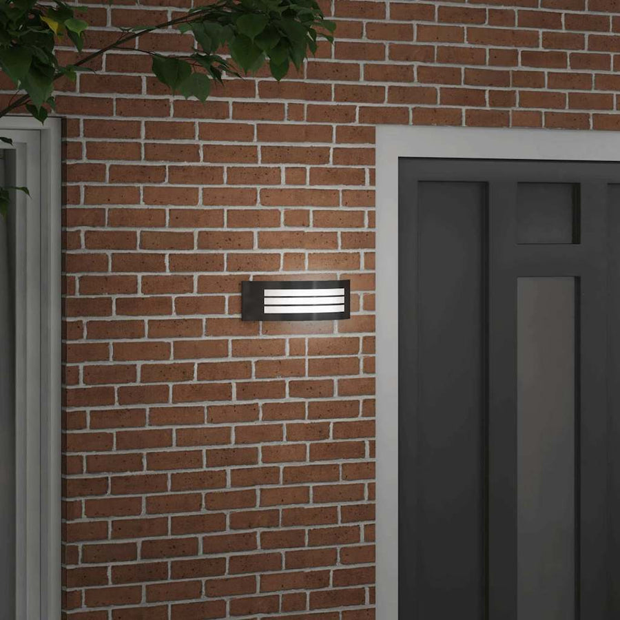 Buiten Wandlamp Zwart 32 x 10 x 10 cm